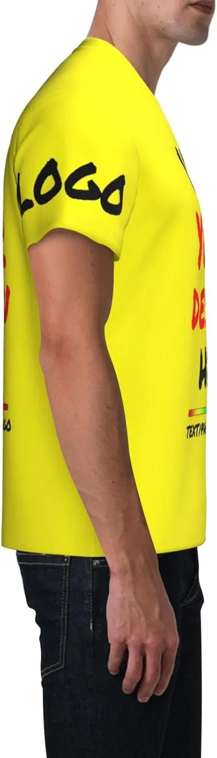Футболка с принтом Custom Tee, Yellow — фото 4