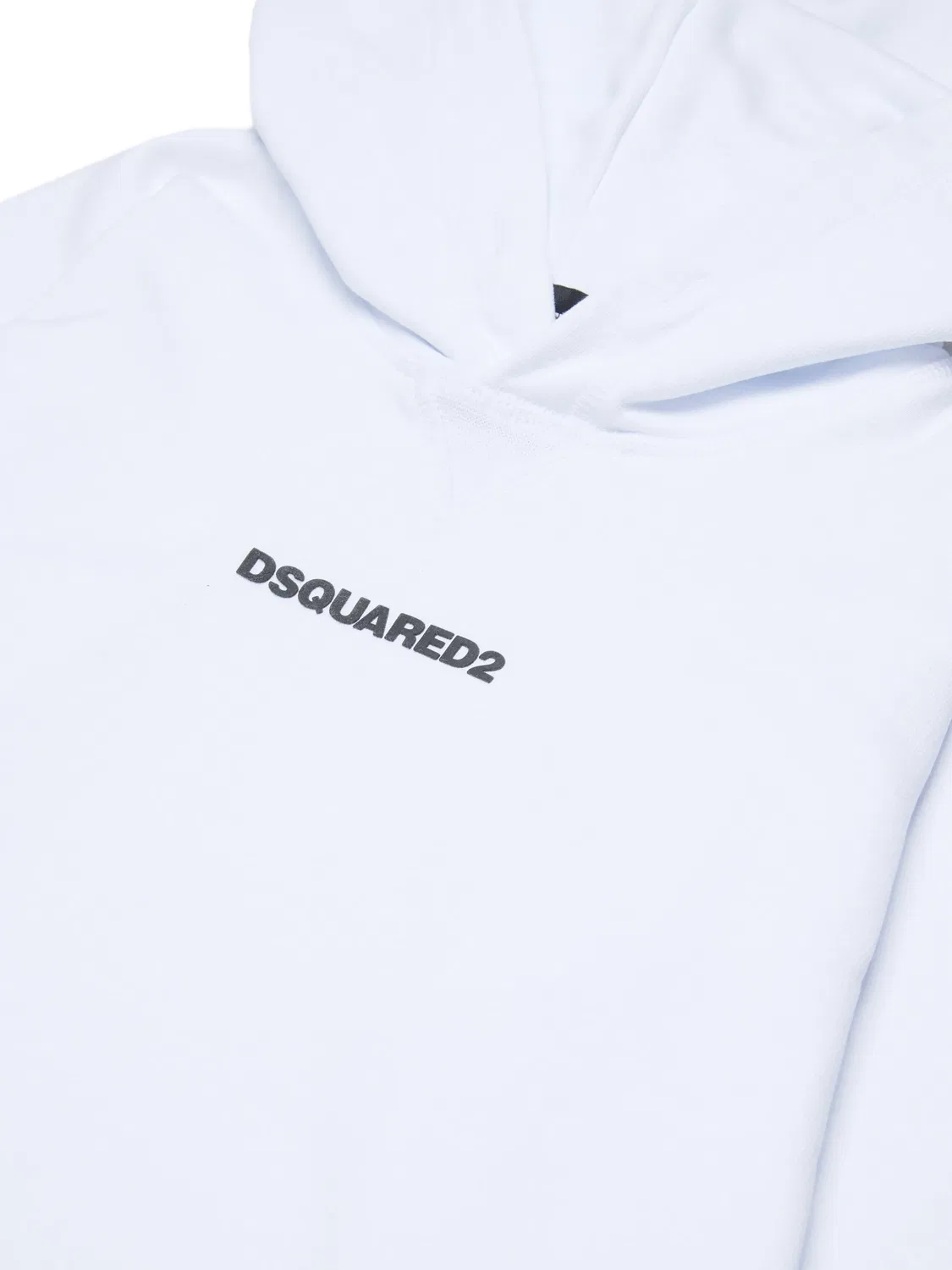 Худи с принтом логотипа белое DSQUARED2, белый — фото 2