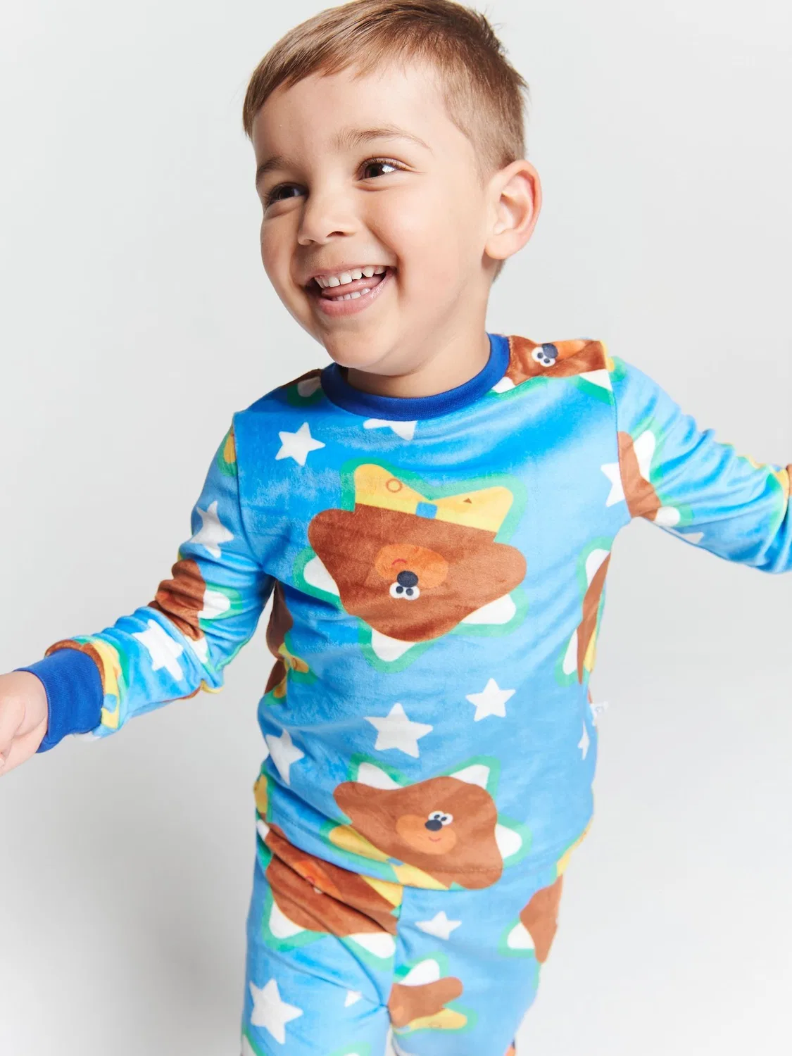 Пижама с принтом Hey Duggee Brand Threads, синяя