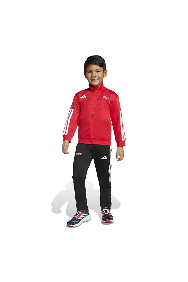 Детский спортивный комплект для девочек с длинным рукавом Adidas, Red