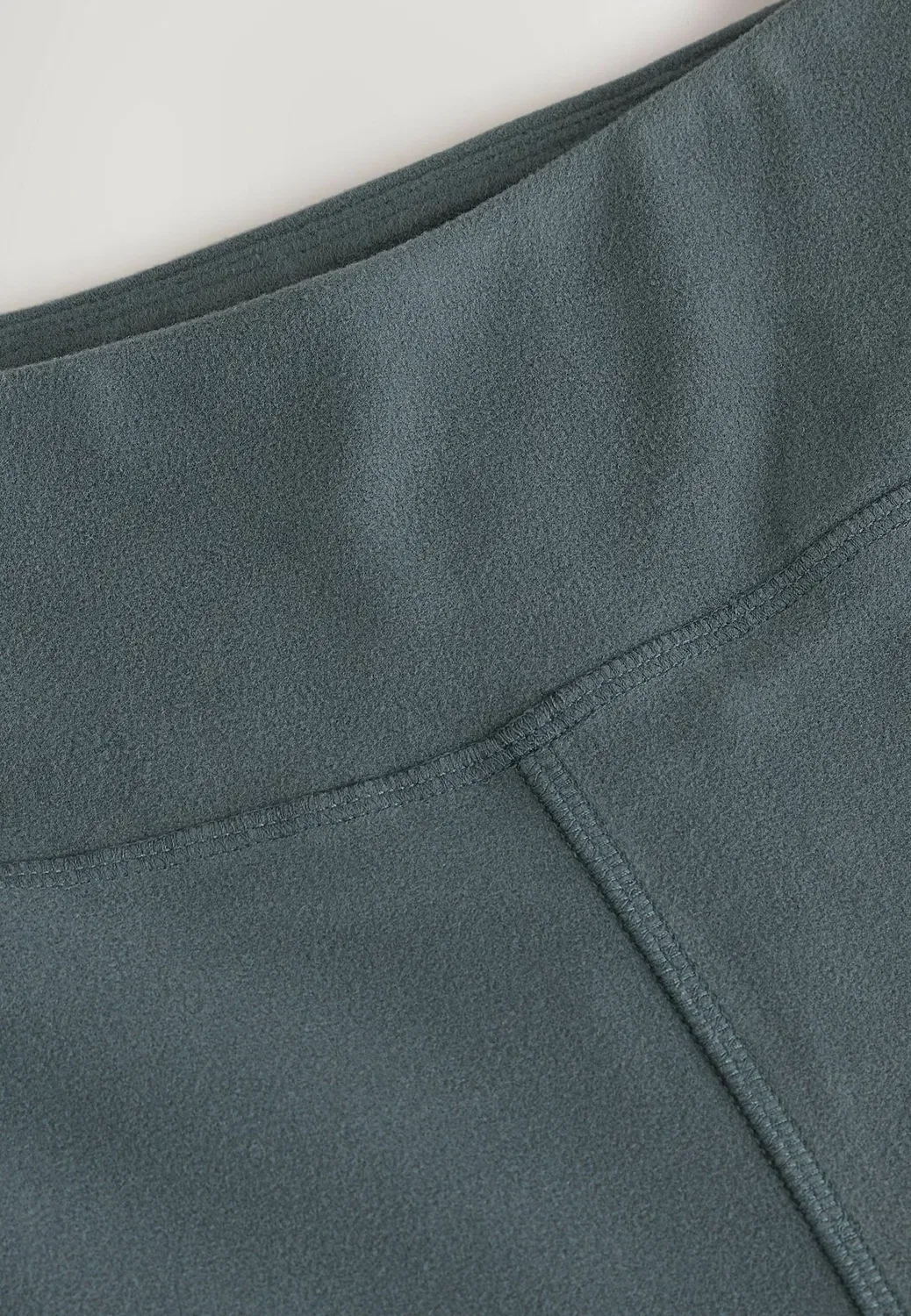 Уютные флисовые леггинсы-клеш - леггинсы - брюки Next, Blue — фото 3
