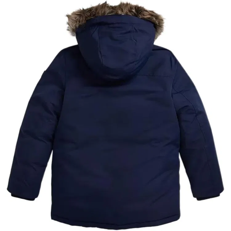 Детский пуховик с принтом Newport Marine Blue Polo Ralph Lauren, Newport Marine Blue — фото 3