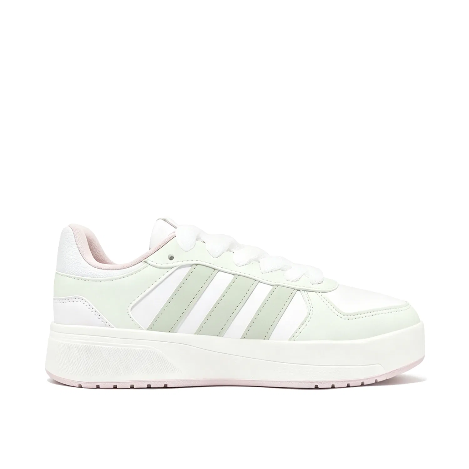 Детские кроссовки-скейтбординг низкие Adidas COURTBEAT, Green White — фото 3