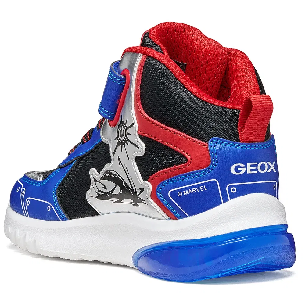 Детские кроссовки для мальчиков с подсветкой Ciberdron Geox, Blue — фото 3