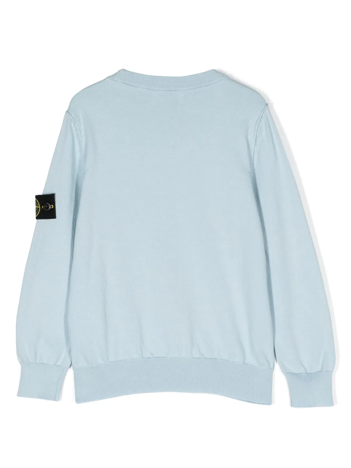 Stone Island Светло-голубой свитер с логотипом компаса — фото 2