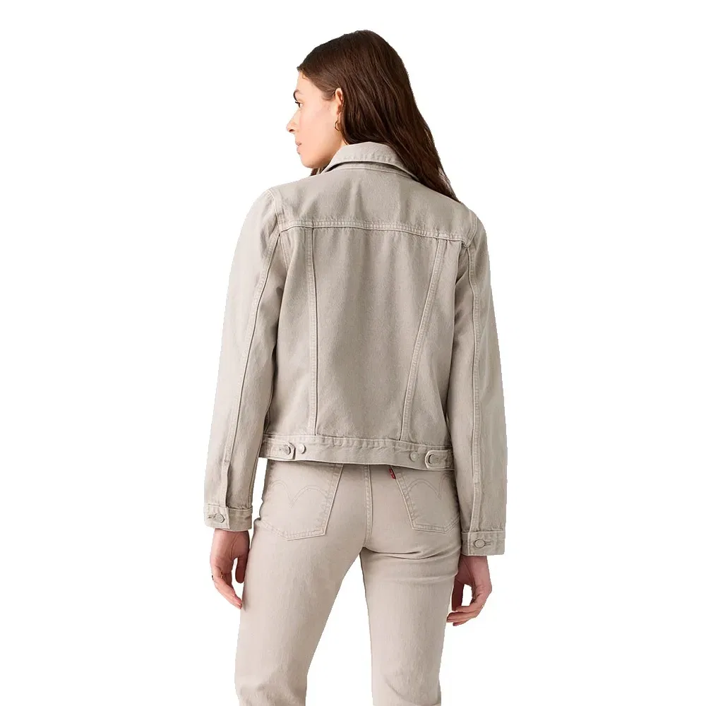 Женская джинсовая куртка Levi's Original Trucker Jacket, Beige — фото 2