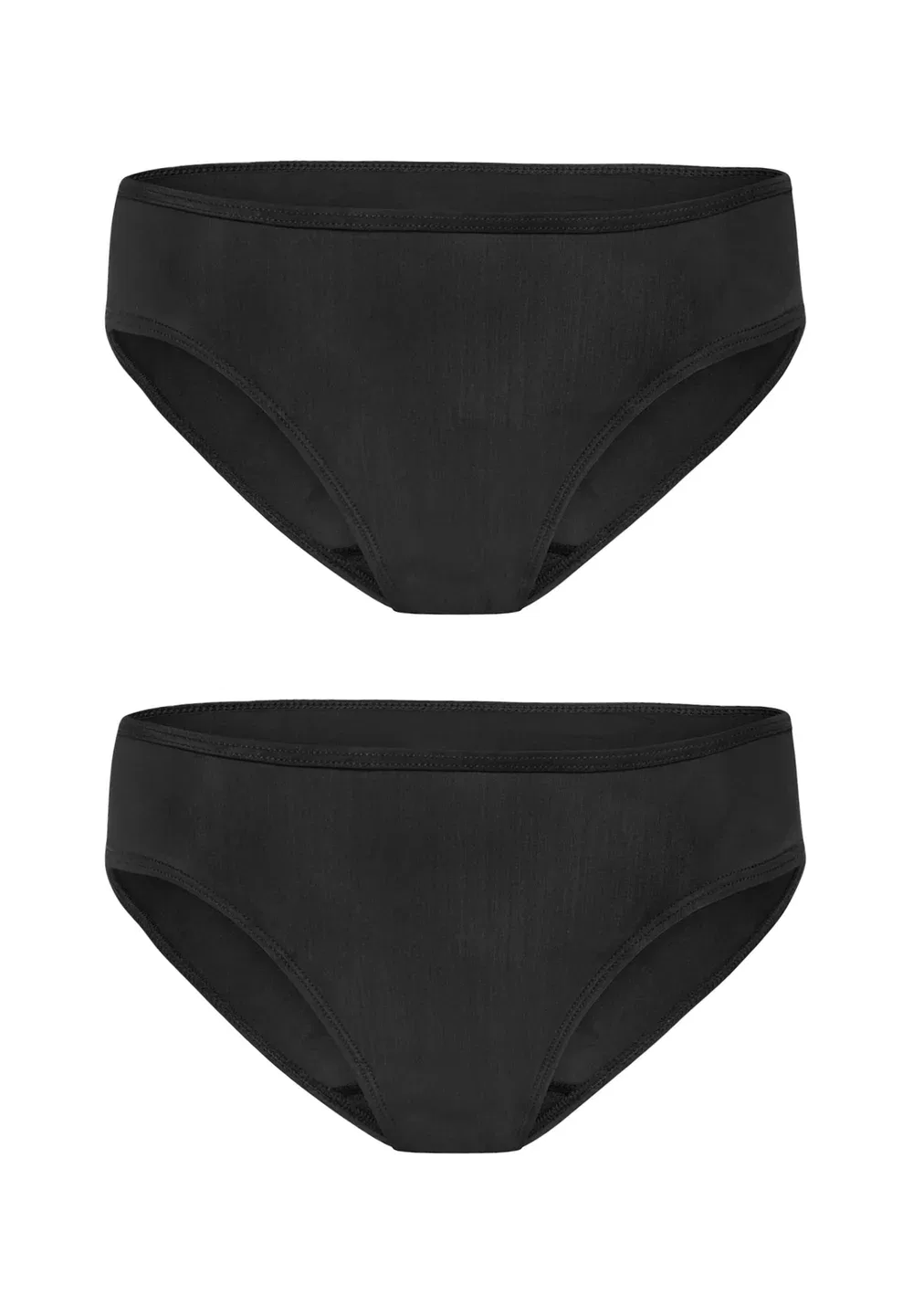 Комплект из двух купальников для подростков Teen Super Flow Period Swim - плавки-бикини Modibodi, Black