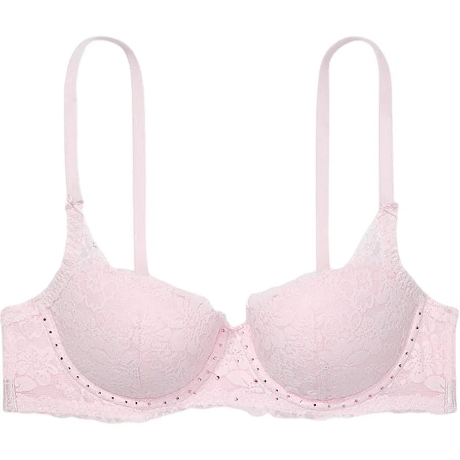 Женский бюстгальтер с модельным названием DATE PINK, бренд Victoria's Secret, Цвет Pink