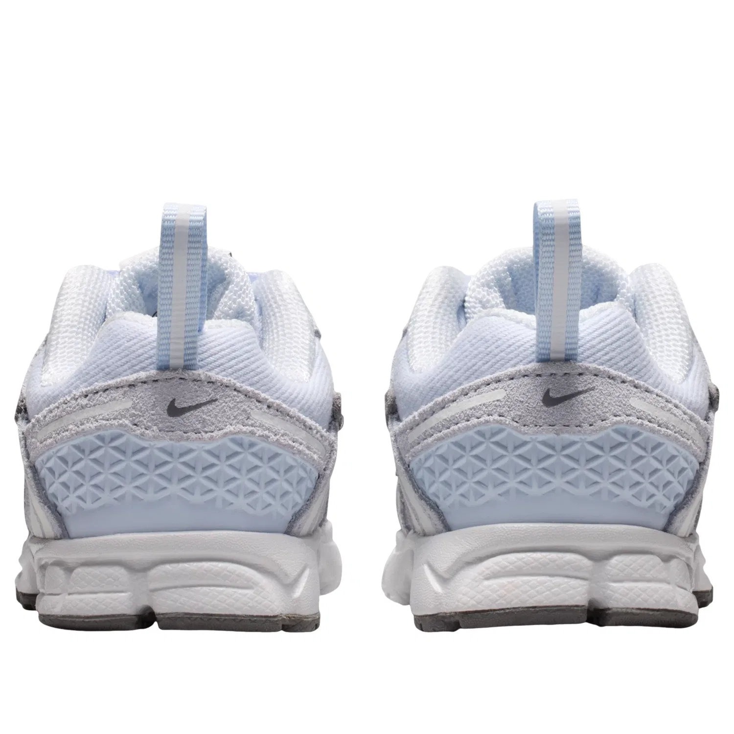 Детские кроссовки для малышей с шнуровкой Nike Air Zoom Vomero 5 Football Grey Pencil Point, синий — фото 3