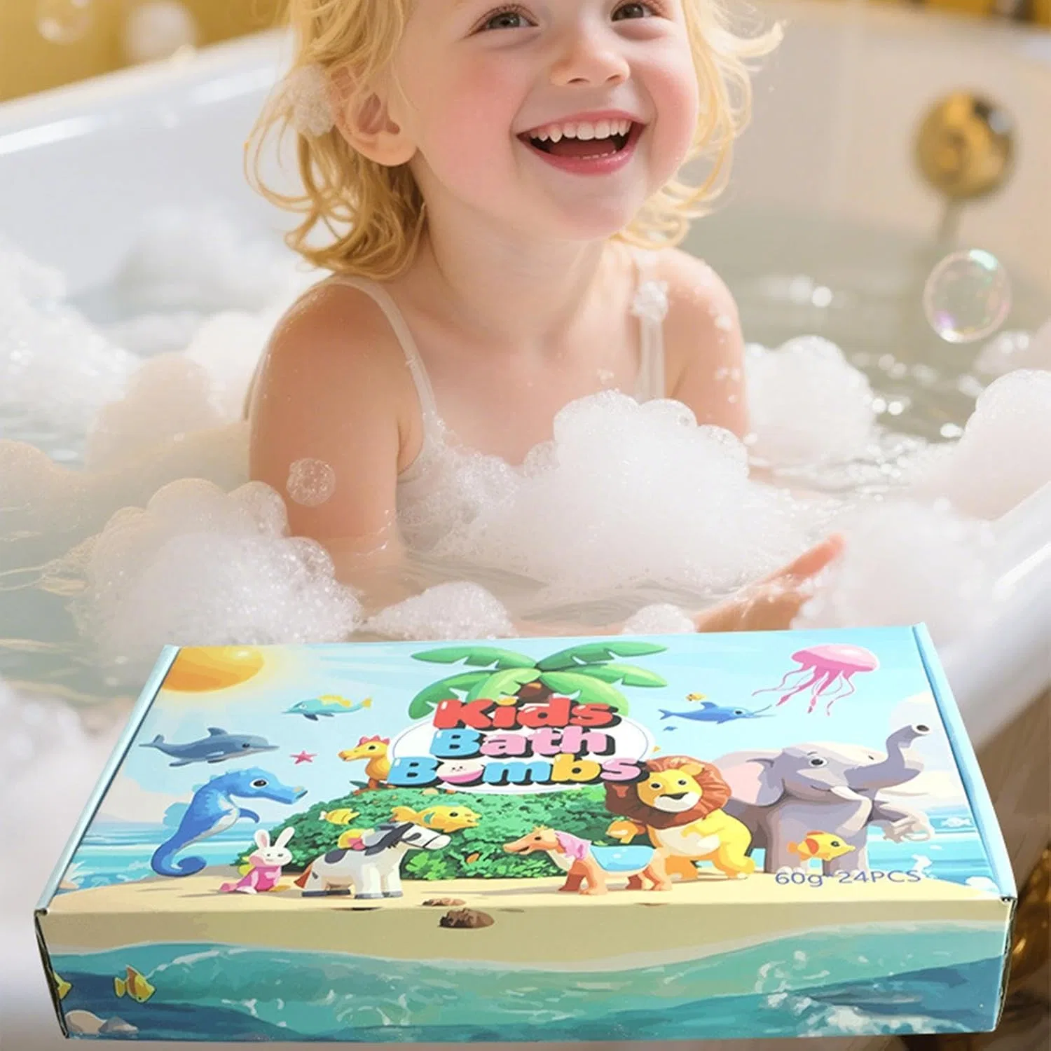 Bath Bomb с игрушкой, yakermur, 1 шт, 33x19.5x4.8 см — фото 3