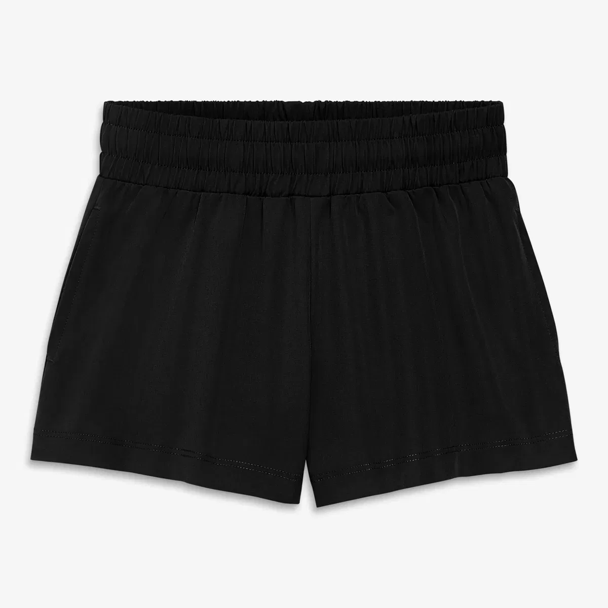 Детские шорты для девочек с встроенными шортами Primary Staycool Stretch Twirly Shorts, Black