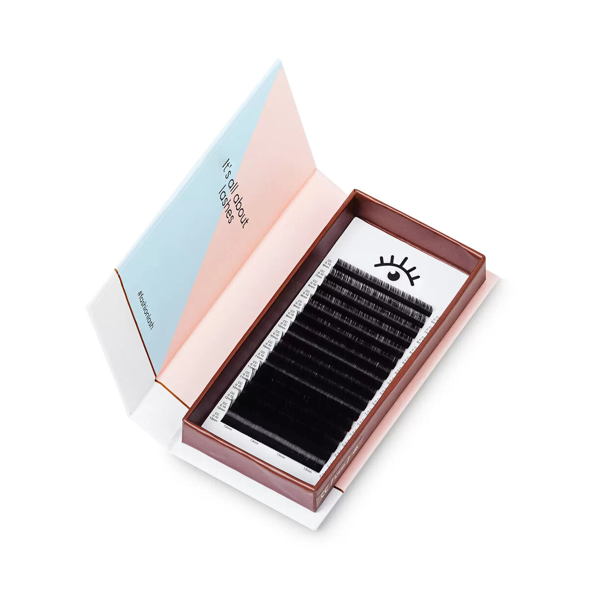 Ресницы Fashion Lash Chocolate Brown D 0.07, 6 мм — фото 2