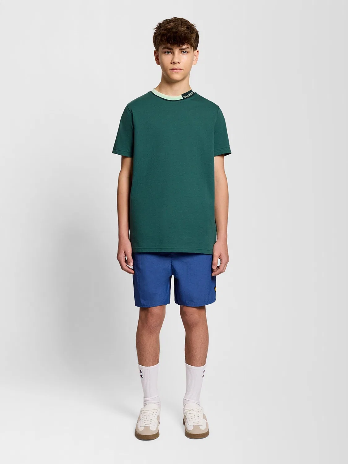 Футболка с логотипом Lyle & Scott, зеленый — фото 2
