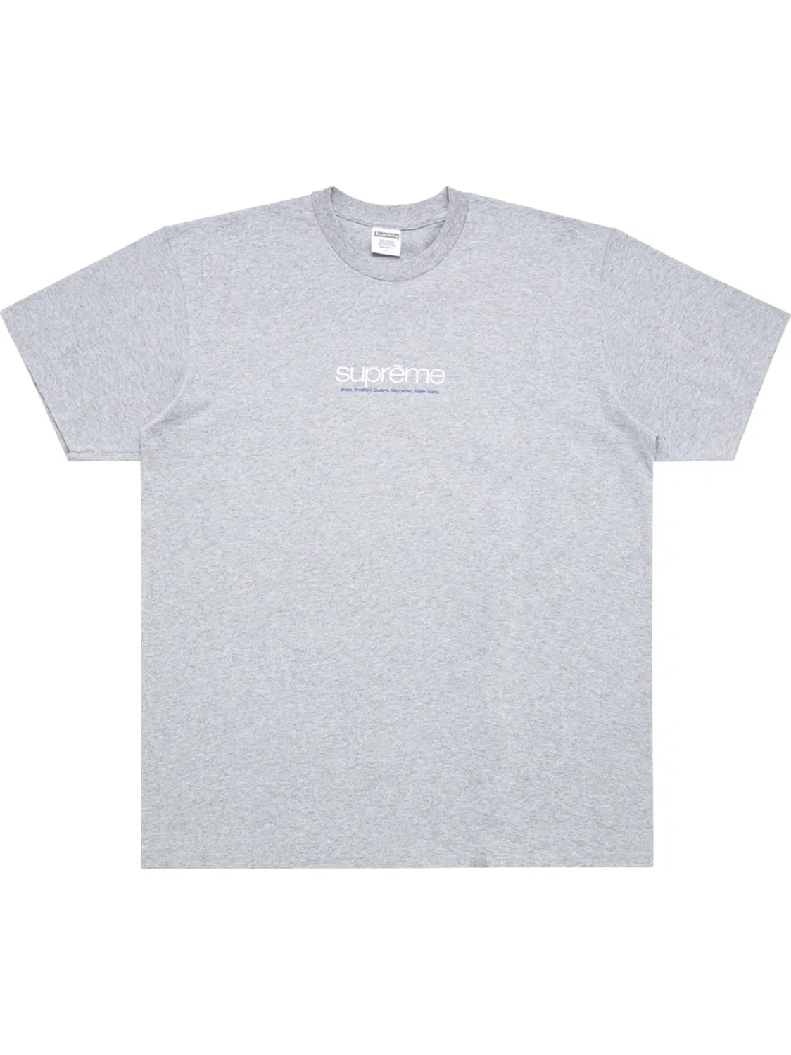 Supreme Футболка Five Boroughs серая