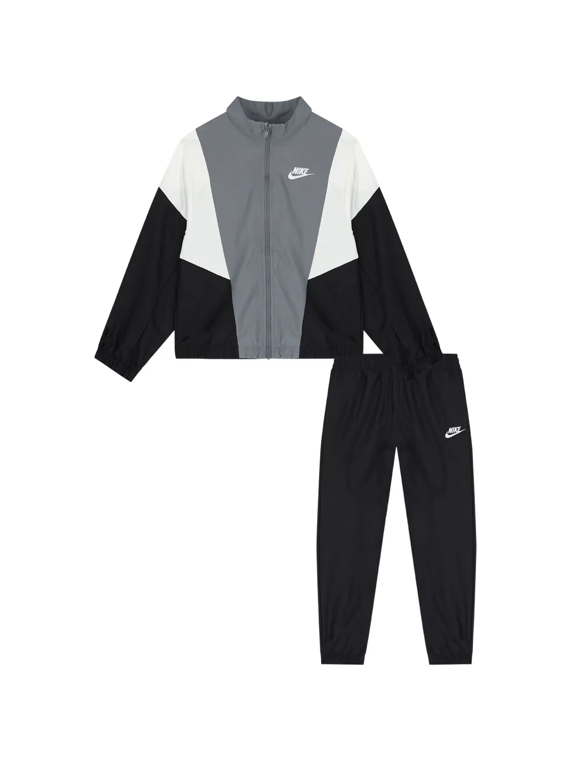 Nike Спортивный костюм колор-блок черный