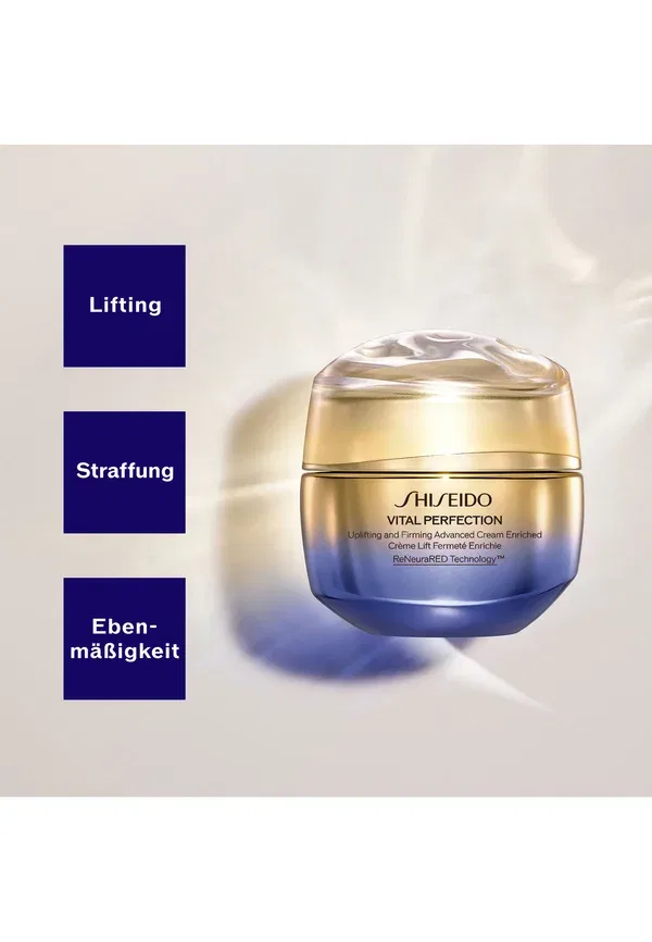 Крем для лица лифтинг-фирминг Vital Perfection Uplifting and Firming Advanced Cream Enriched Shiseido, 50 мл — фото 2
