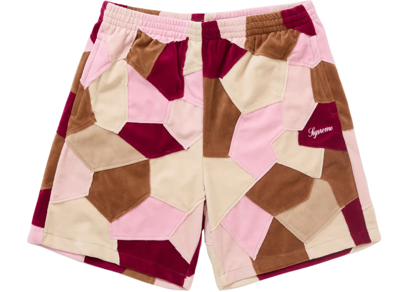Мужские шорты с patchwork Supreme, Tan