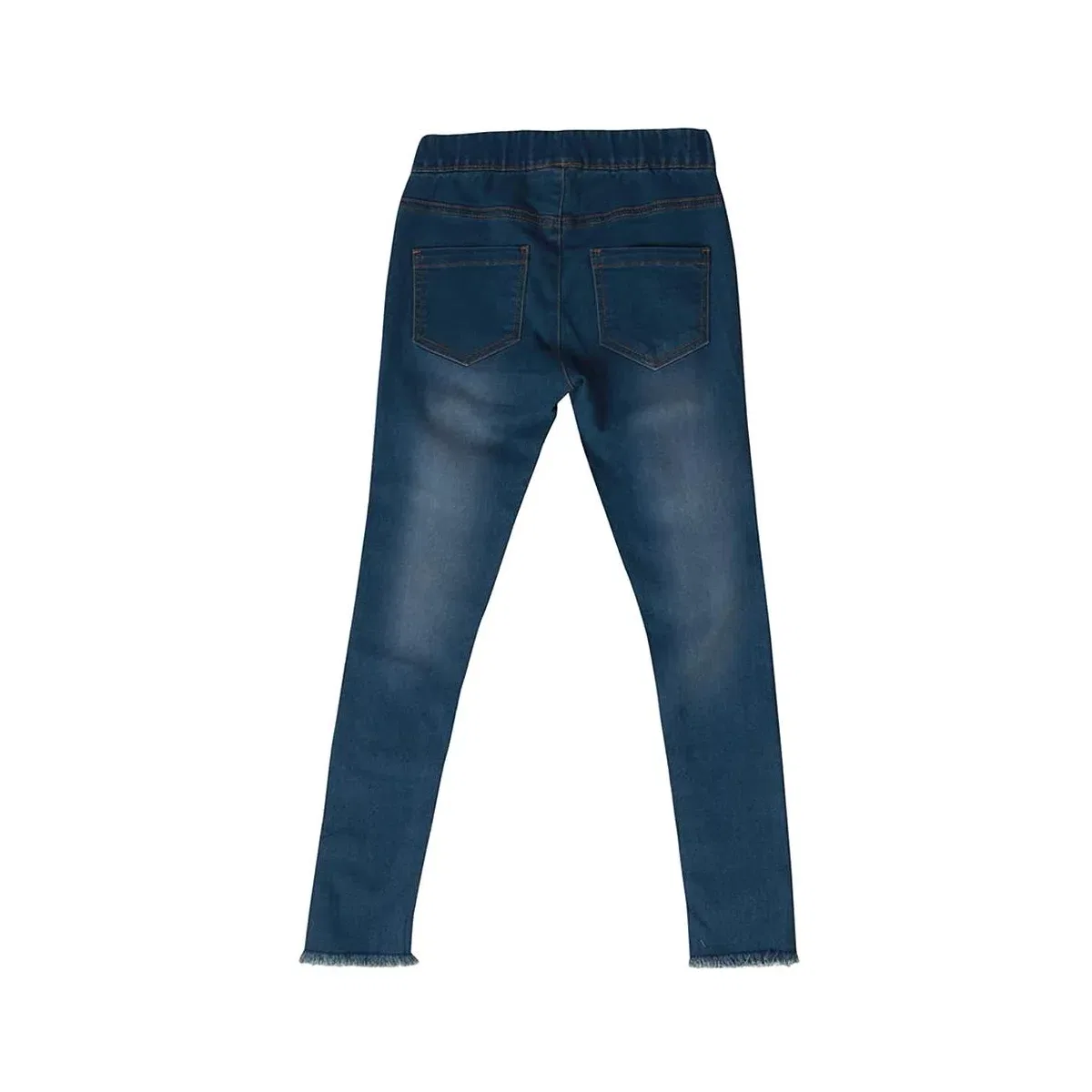 Детские джеггинсы для девочек джинсовые с принтом Just Love, Medium Denim Patch Jegging — фото 2