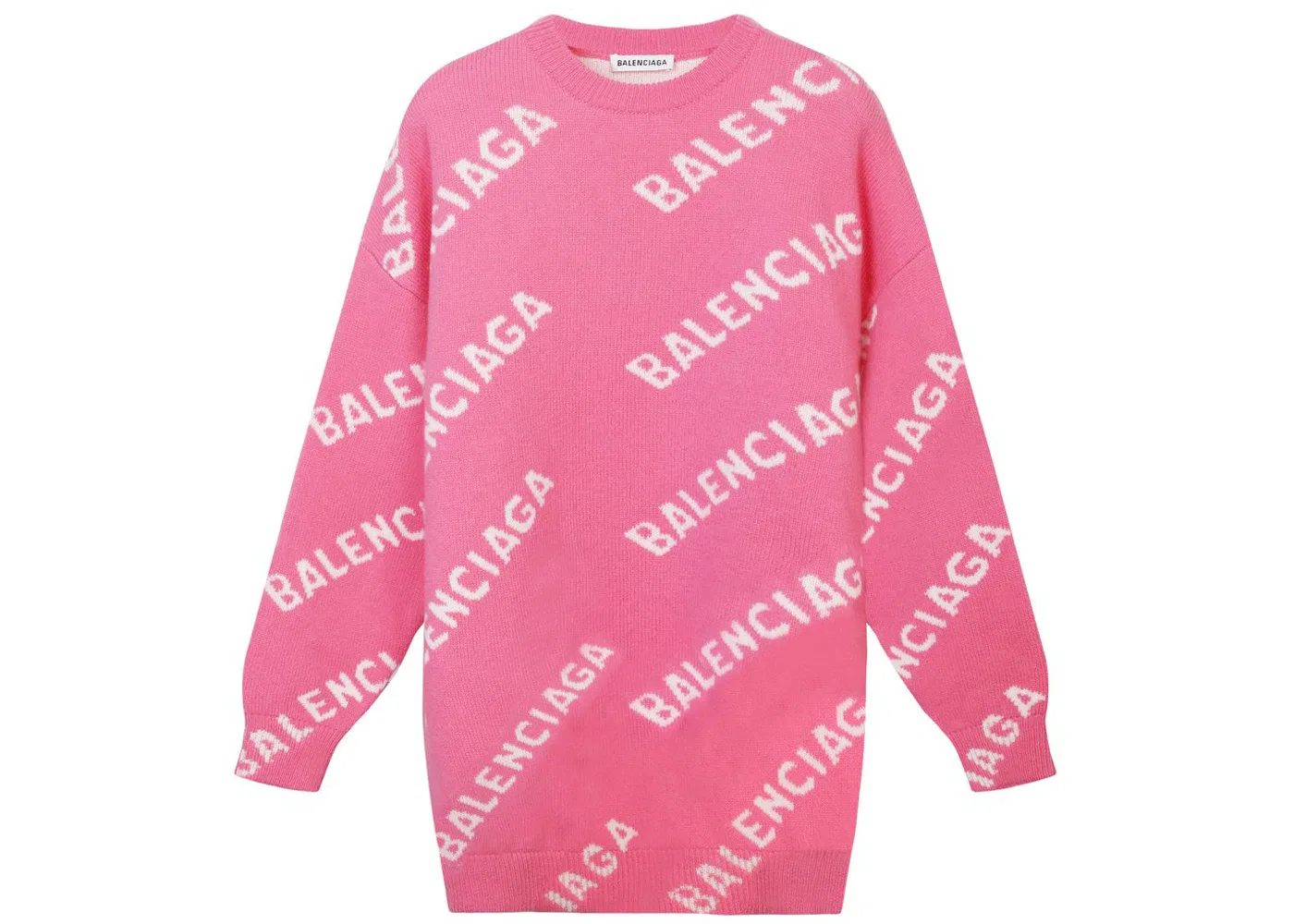 Мужской свитшот с принтом Crewneck Balenciaga, Pink