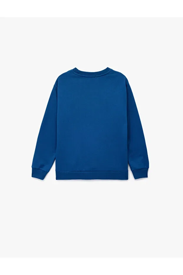 Детское худи для мальчиков хлопковое Koton, Navy Blue — фото 2