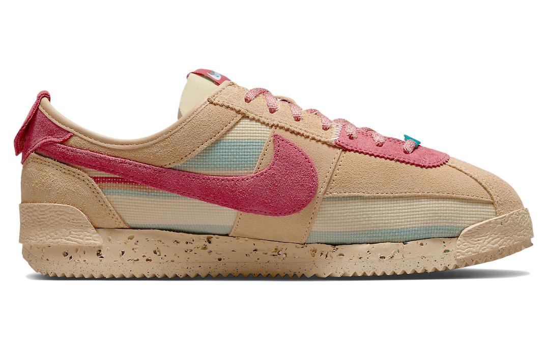 Кроссовки Nike Cortez SP Union Sesame, коричневый/розовый — фото 2