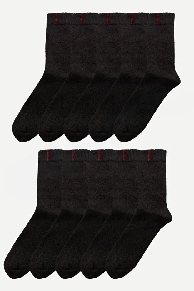 Детские носки с термоэффектом 6 пар Generic Brands, Black