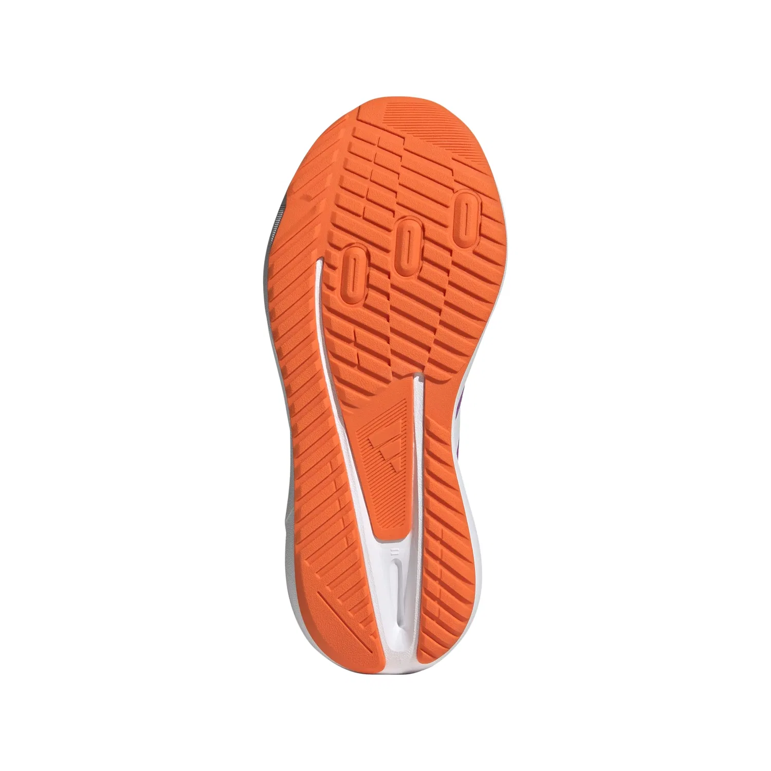Детские кроссовки для мальчиков с шнурками Duramo Sl Adidas, Purple Burst White Orange Impact — фото 4