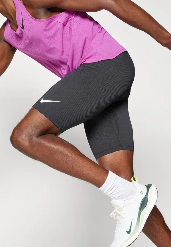 Лосины для бега Dri-fit Nike Performance/Summit White, белый/черный — фото 4