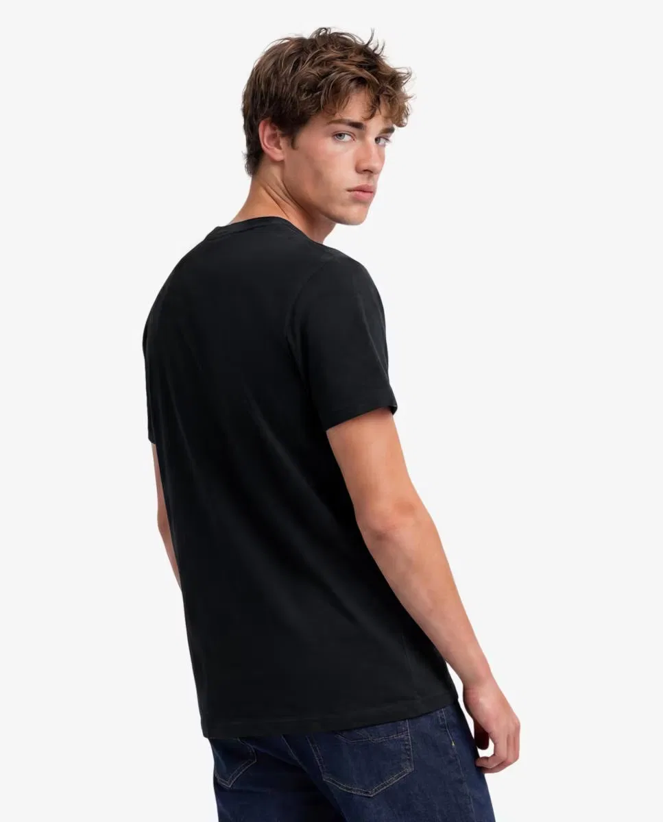 Мужская футболка с вышивкой, Essential Sdco Logo, Superdry, черный — фото 2