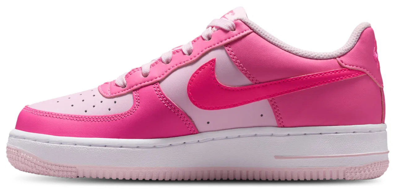 Кроссовки для девочек Air Force 1 Nike, цвет Hyper Pink/Pinksicle — фото 2