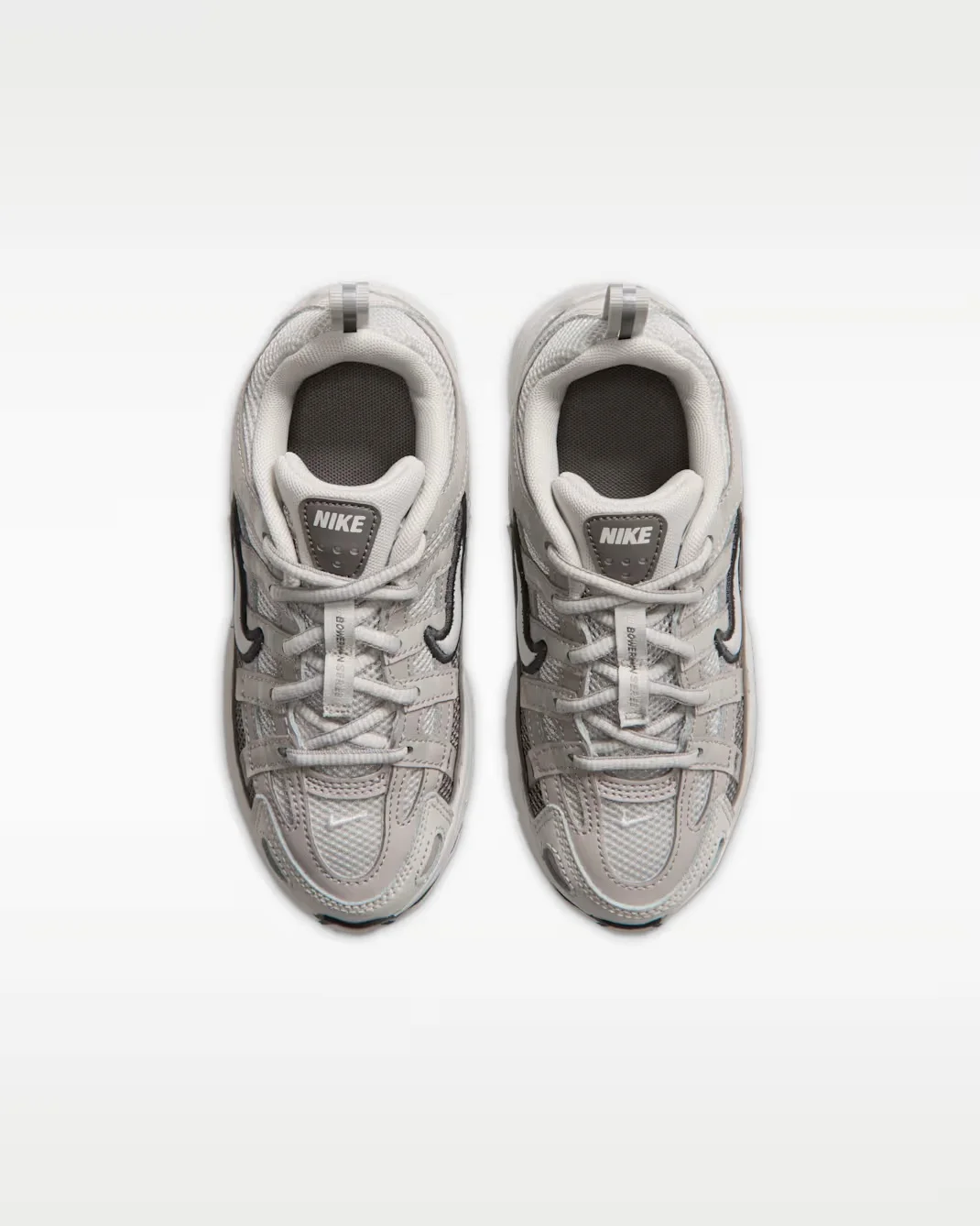 Кроссовки детские Nike P-6000, бежево-серый — фото 3