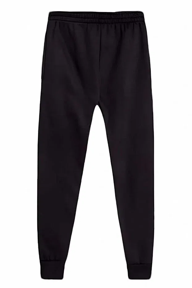 Детские спортивные штаны-джоггеры на резинке из 3 штук Uniquetrenders, Burgundy Gray Black — фото 3