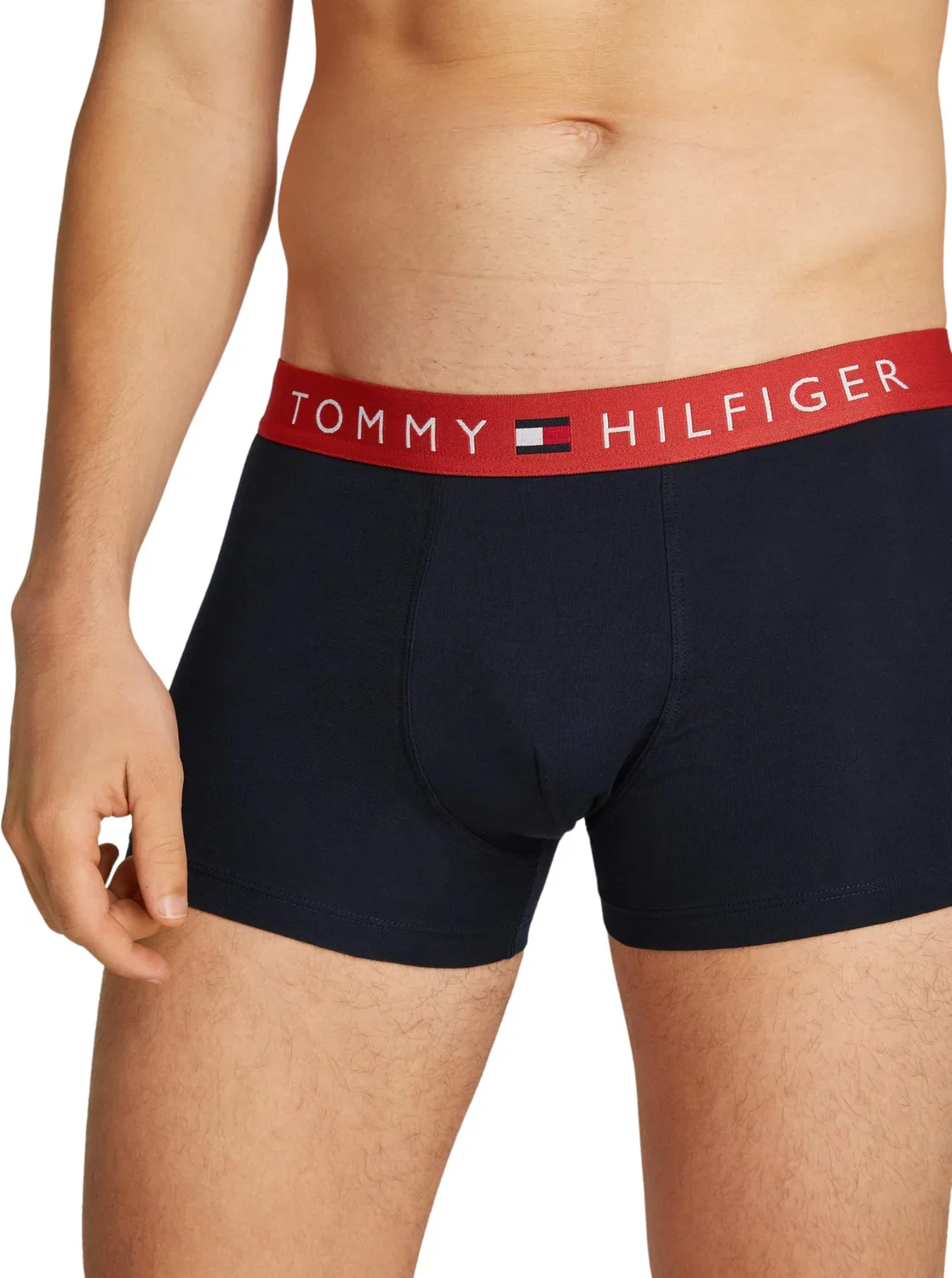 Мужские хлопковые боксеры Tommy Hilfiger, Beige (Terra Red/Pri Red/Des Sky) — фото 3