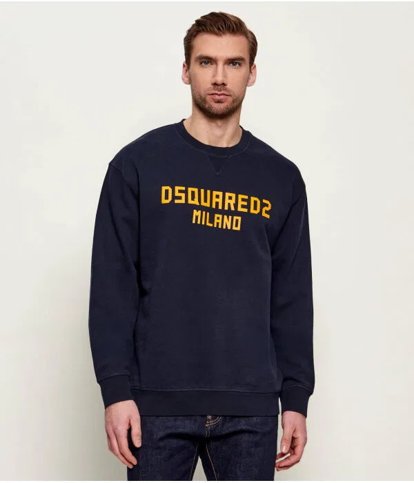Мужской пуловер Regular Fit Dsquared2, Blu Marino