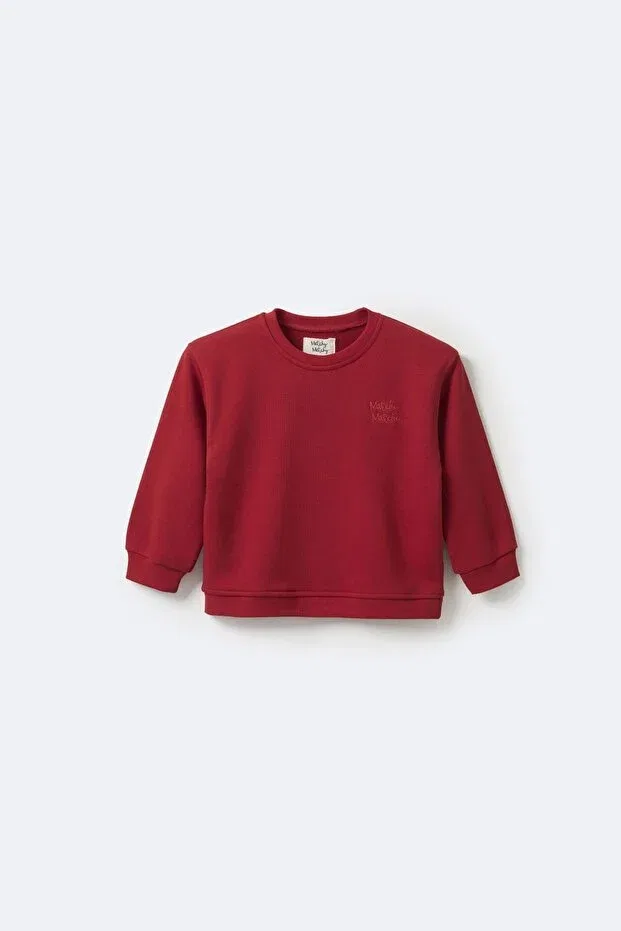 Детские свитшот для девочек хлопковый Matchy Matchy, Red