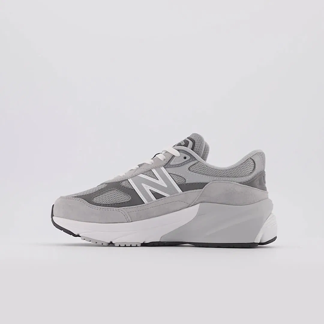 Детские кроссовки FuelCell 990v6 Lace New Balance, Grey Matter With Silver — фото 3