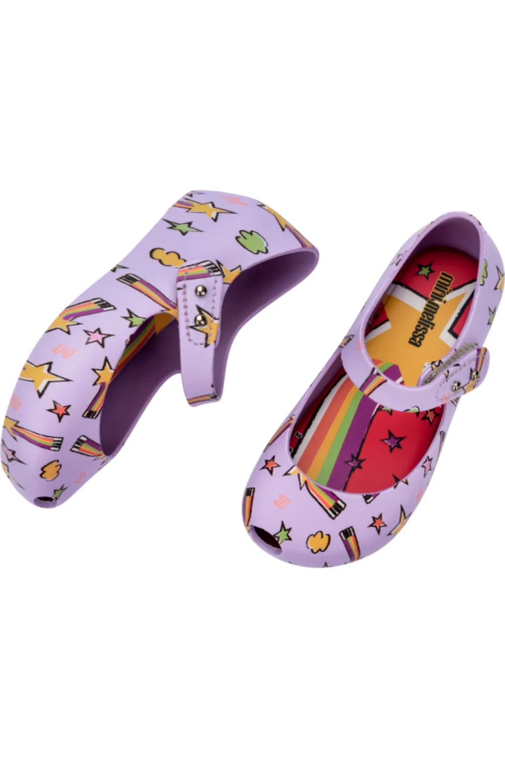 Детские туфли Мэри Джейн на липучке Ultragirl Colors Mini Melissa, Lilac — фото 3