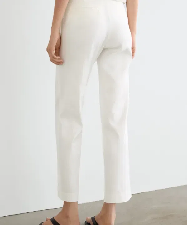 Брюки прямого кроя из льняной смеси, Massimo Dutti — фото 3