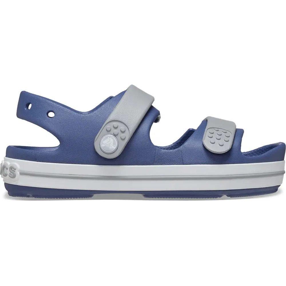 Детские сандалии с защитой мыска Crocs Crocband Cruiser, Blue — фото 3
