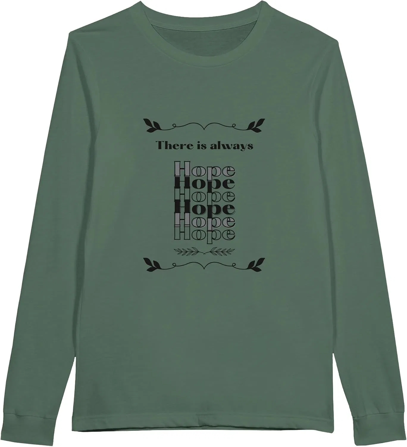 Женская футболка с длинным рукавом Premium Unisex, Military Green