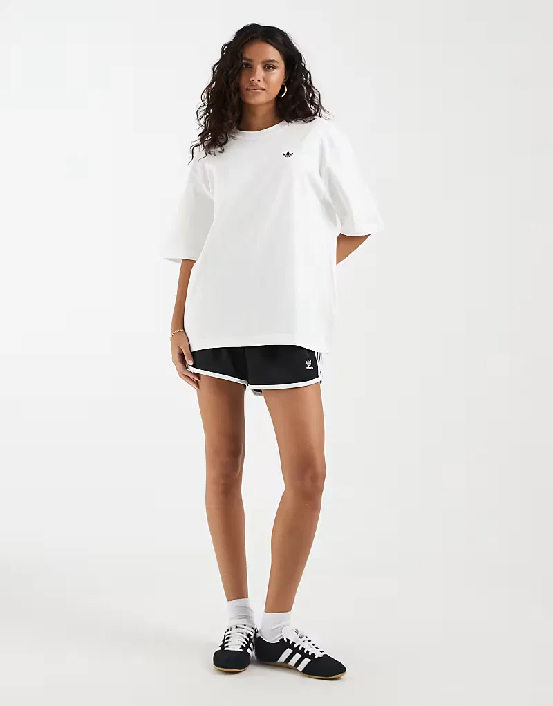 Футболка Adidas Originals Essential оверсайз, белый — фото 2