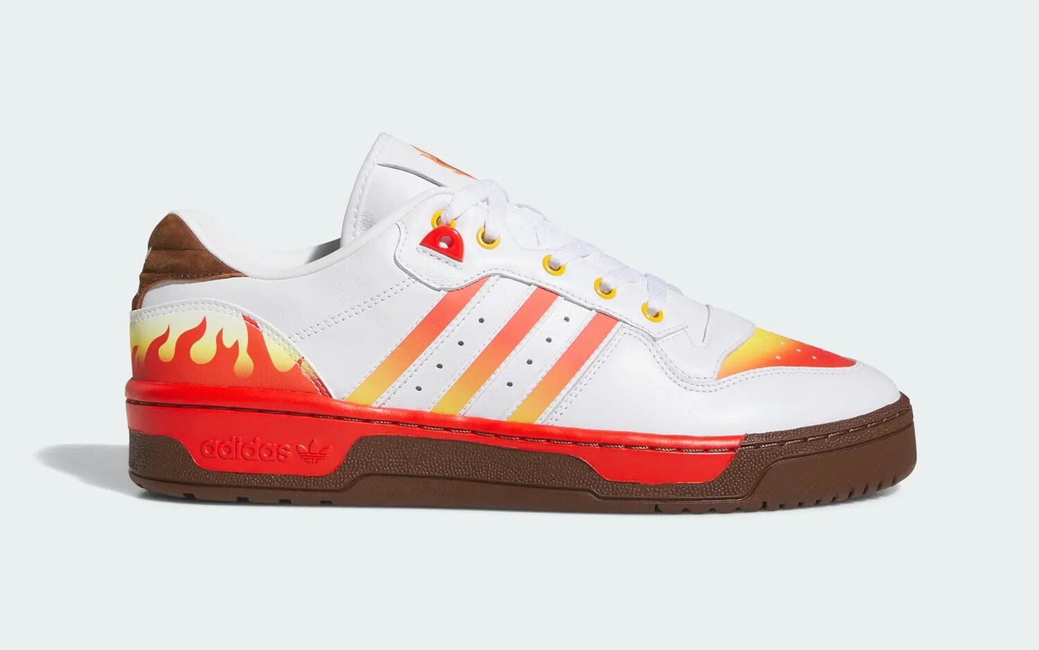 Кроссовки Adidas Rivalry Low x Demon Slayer: Пламенный Хашира Рэнгоку — фото 2