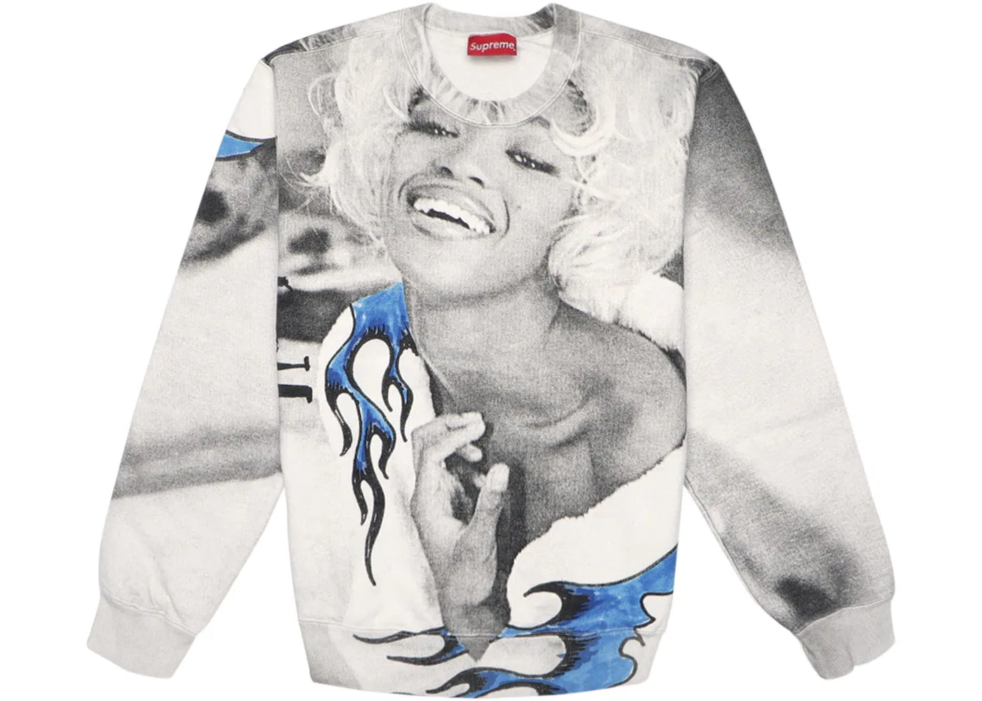 Мужской свитшот с круглым вырезом Supreme Crewneck, Black