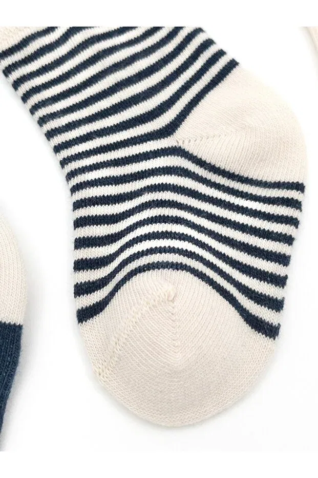 Детский набор носков для новорожденных 4 шт Organic Baby Socks Karamila, Blue — фото 3