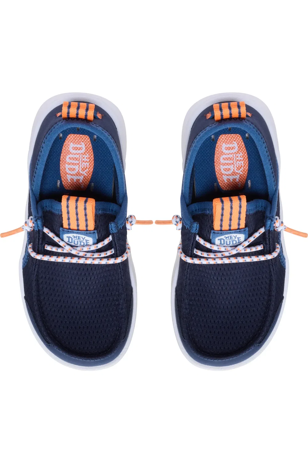 Детские туфли slip-on водонепроницаемые Wally Hey2O Wander Mesh Hey Dude, темно синий — фото 4