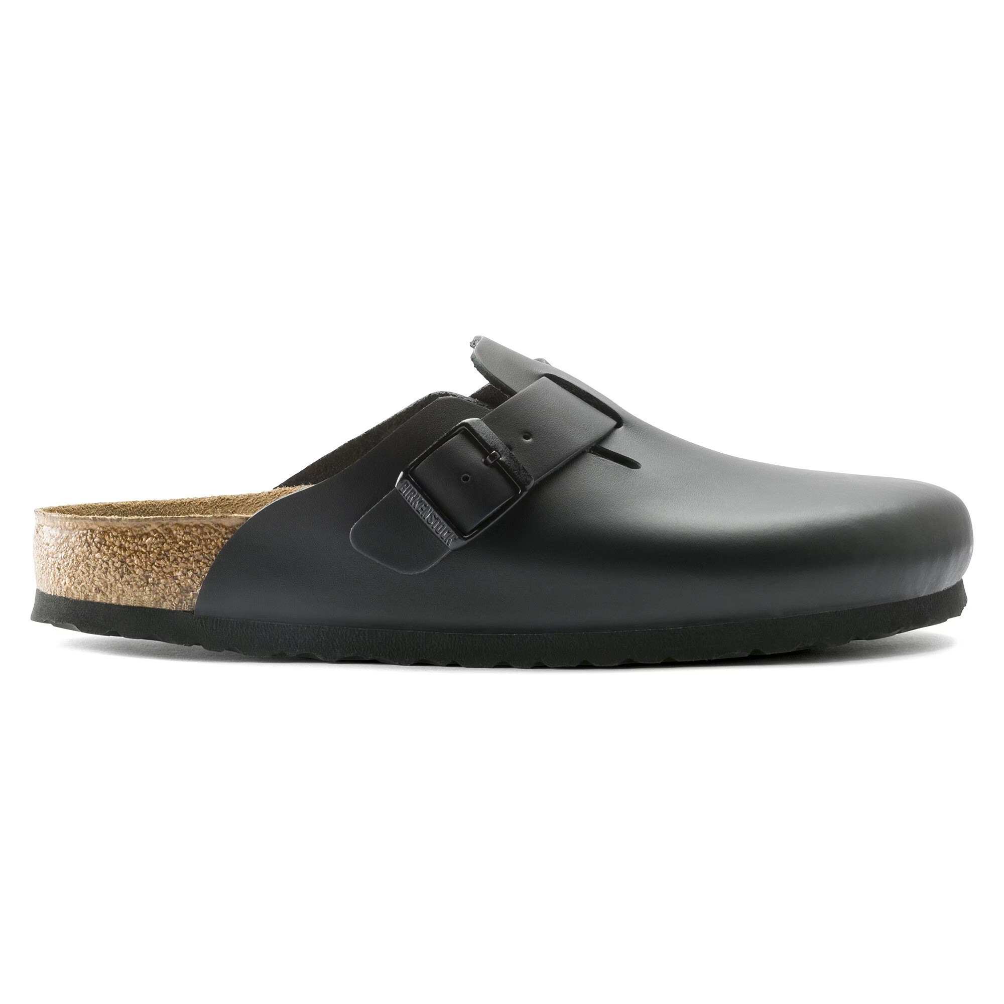 

Сандалии-клоги Birkenstock Boston Natural Leather 0060191, черный