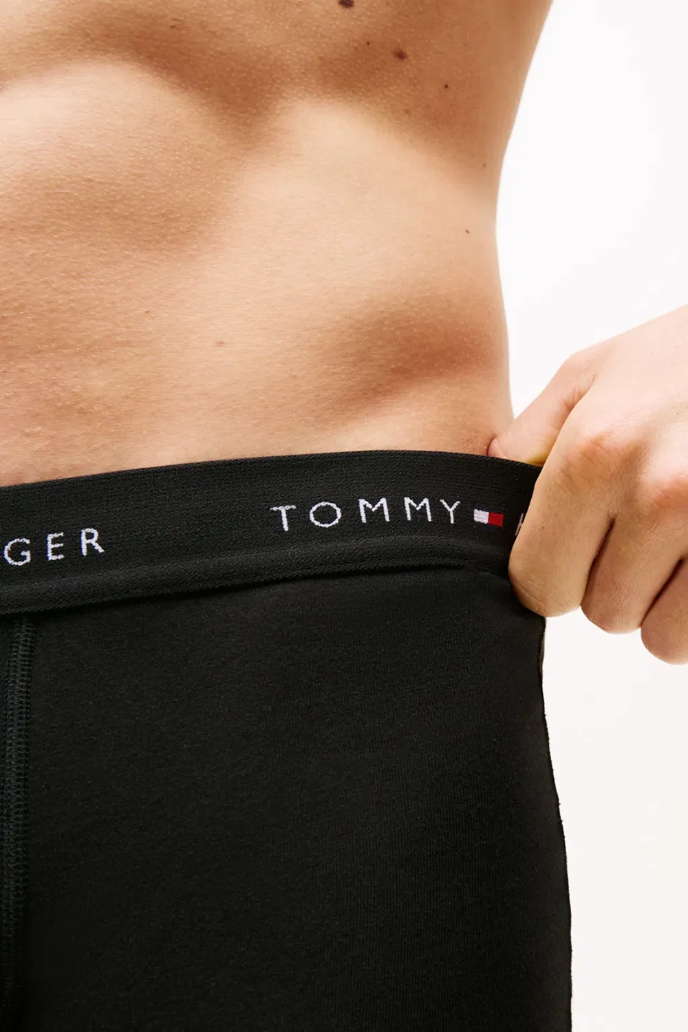 Трусы мужские с логотипом Tommy Hilfiger, Черный — фото 3
