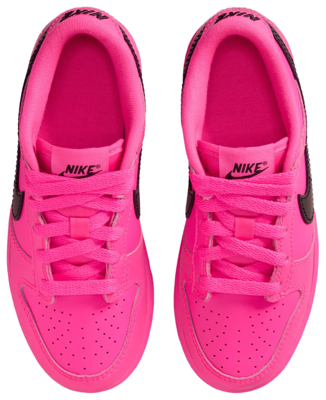 Кеды для девочек Dunk Low SE Nike, цвет Pink Blast/Black — фото 4