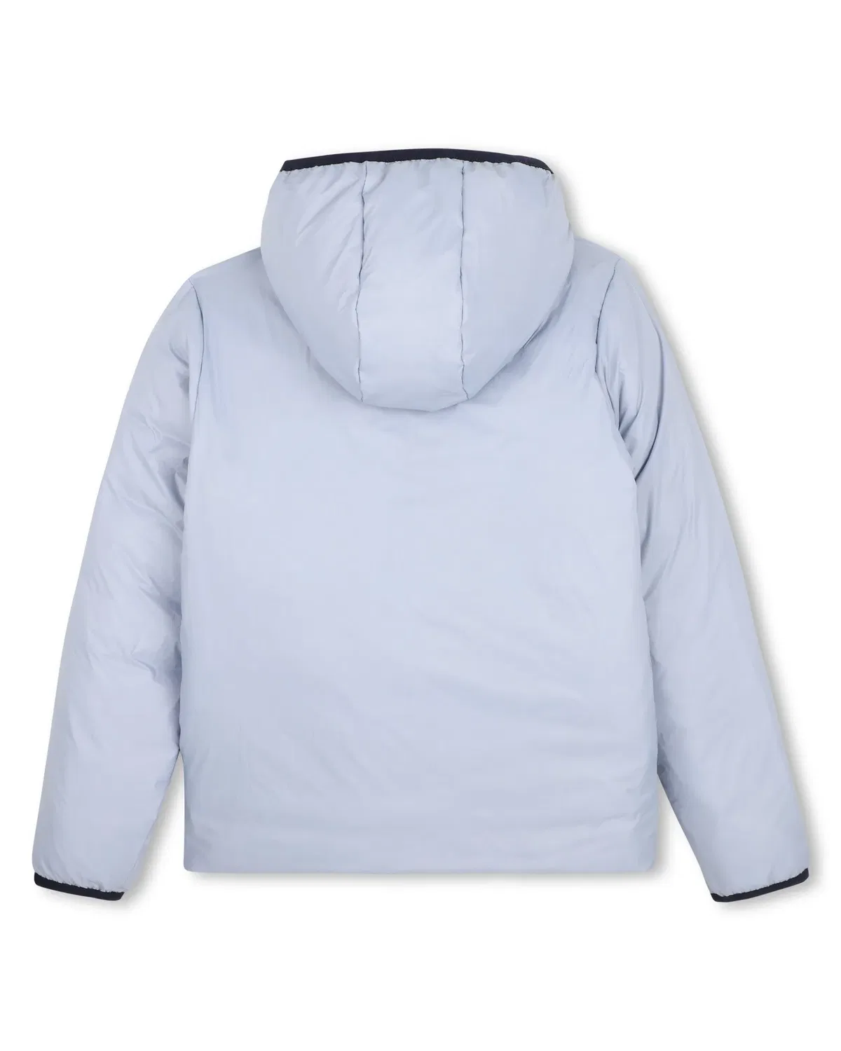 Детское пальто для мальчиков стеганое реверсивное BOSS Kidswear, Azul Claro — фото 4