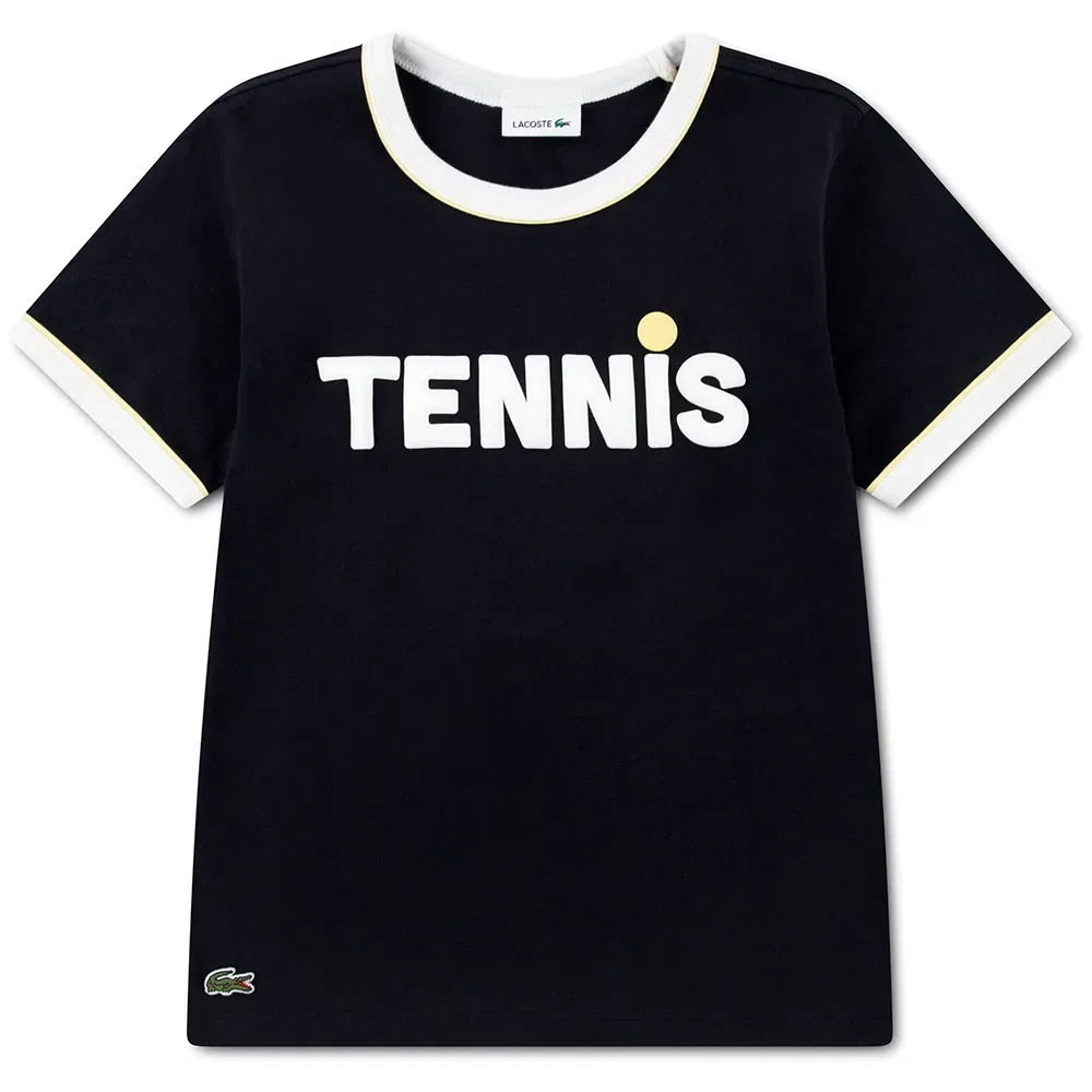 Футболка с коротким рукавом Lacoste, черный